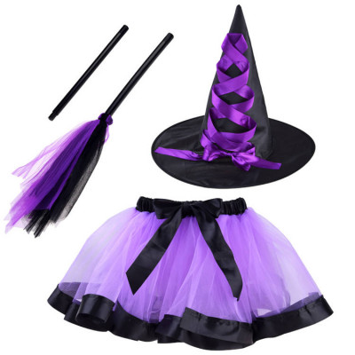 Detský kostým Čarodejnica – fialový